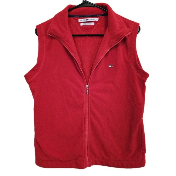 Tommy Hilfiger Women's‎ Full Zip Outdoor Vest Fleece Sleeveless Size Large - Picture 3 of 7
